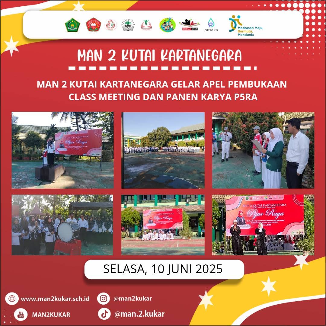 Apel Pembukaan Class Meet dan Panen Karya P5RA di MAN 2 Kukar